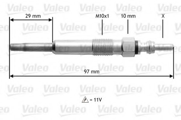 VALEO 345130 Glow Plug